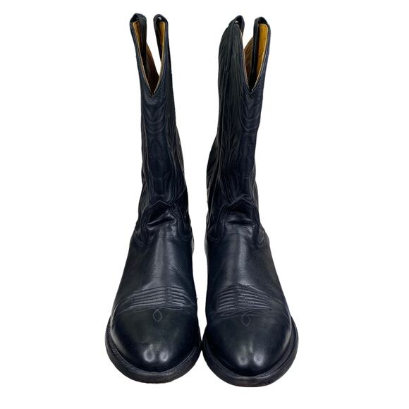 Nocona Mens Narrow Black Leather Western Cowboy Boot Size US 11 B main image 11